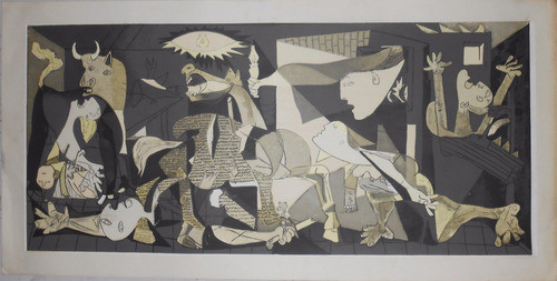 Serigrafia Del  Guernica De Picasso 100 Cm. 0