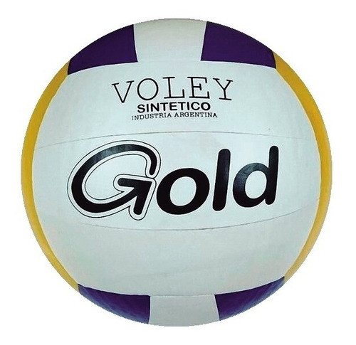 Pelota De Voley Gold Cuero Sintético C/ Financiacion 0