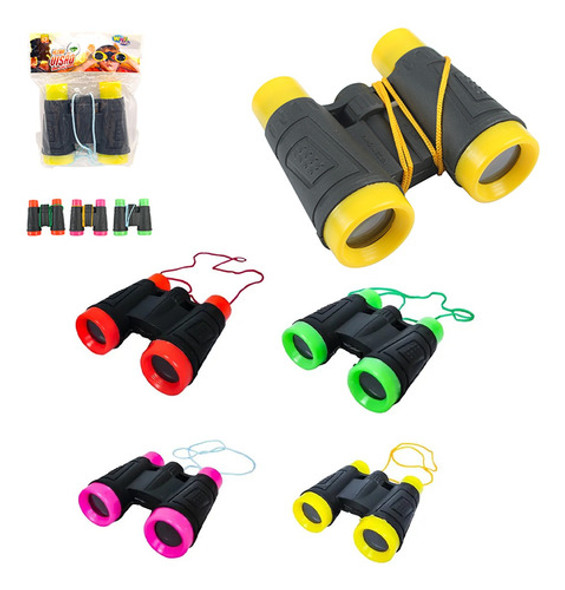 Kit 2 Binóculo Plástico Brinquedo Infantil C/cordão Promoção 1 Kit 2 Binóculo Plástico Brinquedo Infantil C/cordão Promoção 1