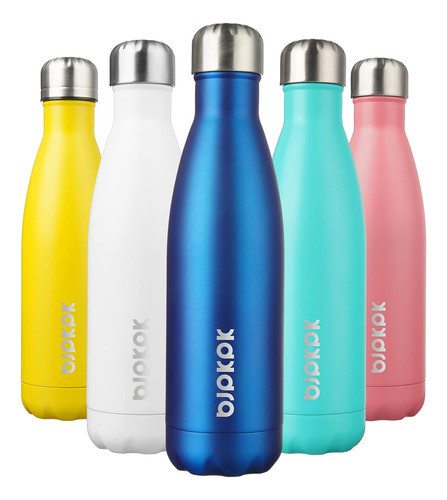 Botella De Agua Inoxidable De 500ml, Mantiene Temperatura 24 0