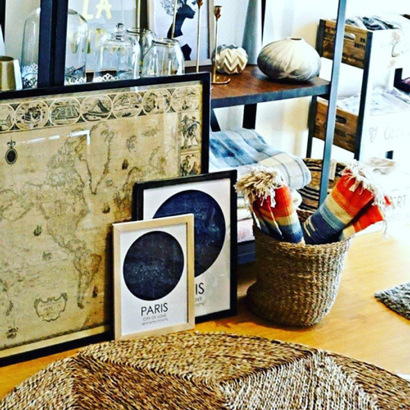 Alfombra Redonda Rice Yute Vietnam 1,20mtrs. De Diametro 0