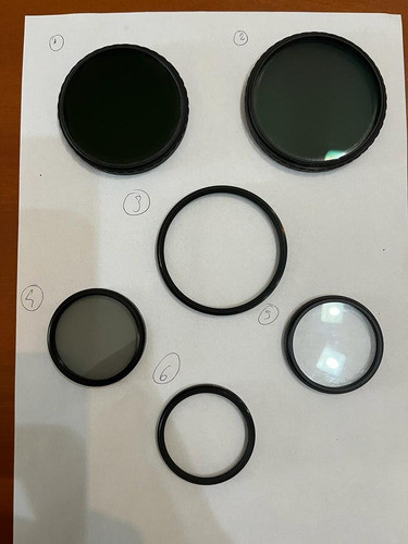 Kit Filtro Fotografia 67mm Y 72mm Nd 2-400mm Variable Zomei 0