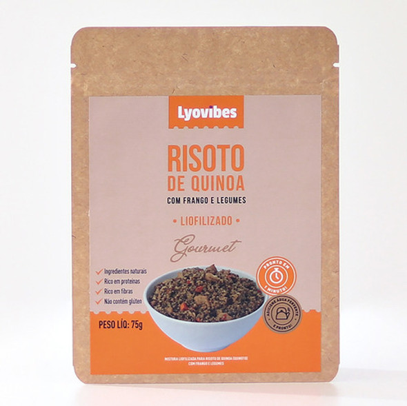 Comida Liofilizada Risoto De Quinoa Com Frango E Legumes 0