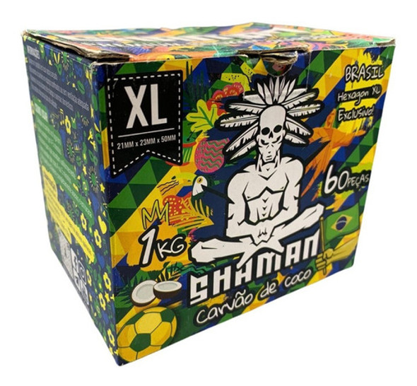 Carvão De Coco Para Narguile Shaman Premium  1 Kg - Barato 1