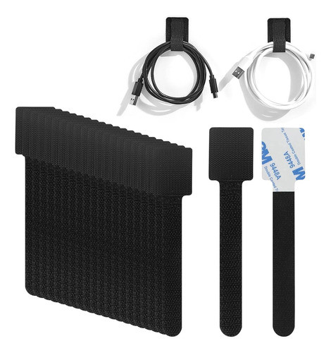 Muranana Adhesivo Bridas Adhesivas Para Cables, 20pcs Cord O 0