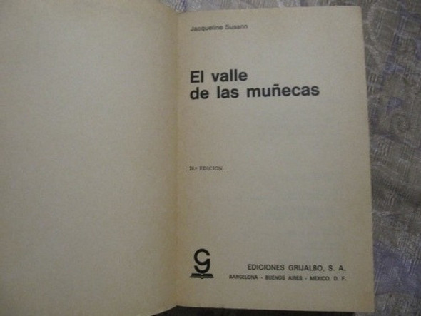 El Valle De Las Muñecas - Jacqueline Susann 1