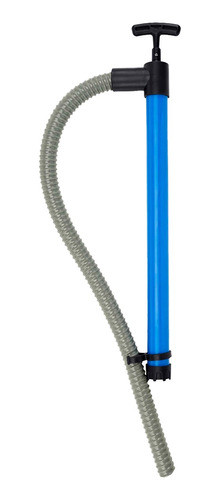 Bomba De Porão Manual Em Abs Cor Azul Com Mangueira 0