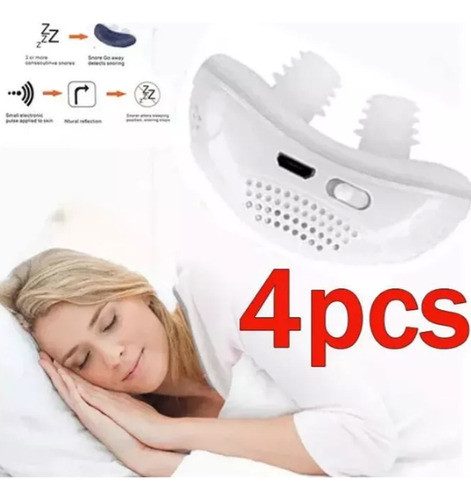 Micro Cpap Anti Ronco Dispositivo Eletrônico Para Apneia 4pc 0