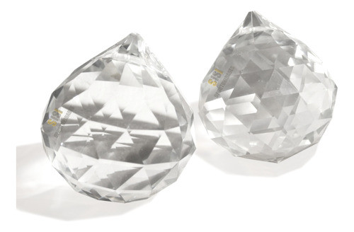 Bola Cairel Esfera 5 Cm Cristal Facetada Feng Shui Deco 0