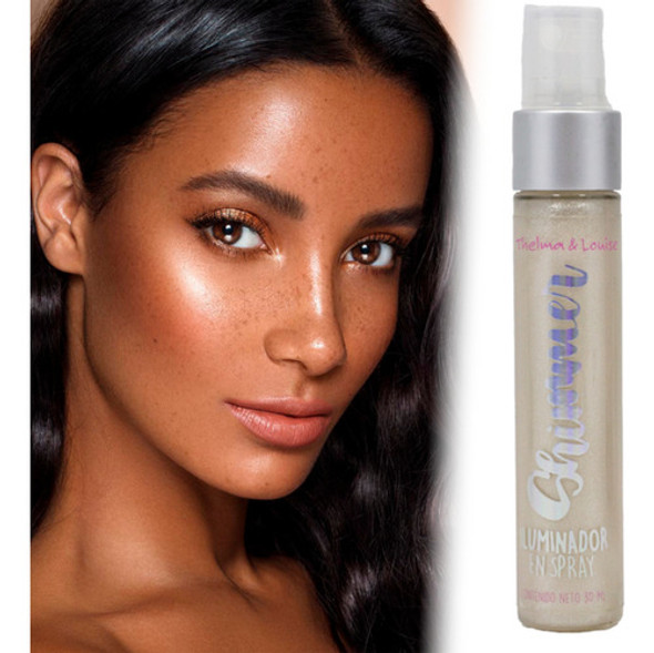 Combo Iluminador Spray + Bruma Facial Agua De Rosas 30ml 1
