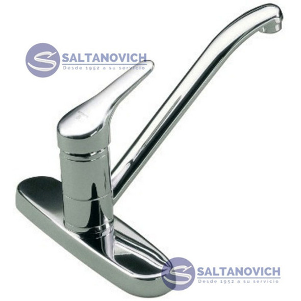 Grifería Monocomando De Mesada Peirano Renacer Duo Cromado 1