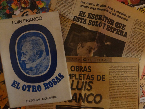 El Otro Rosas De Luis Franco Y Recortes De Diarios 1