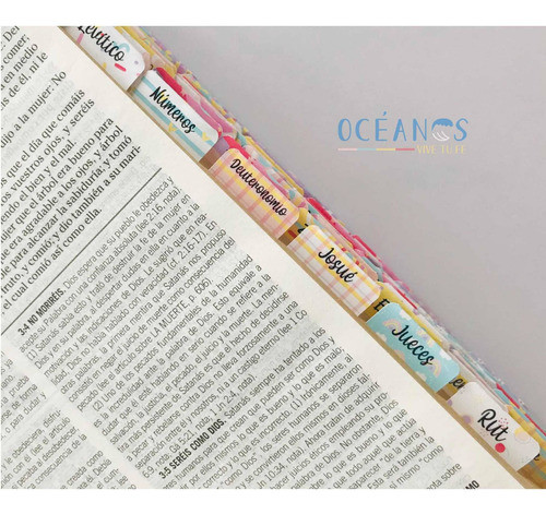 Tabs Pestañas Autoadhesivas Para Biblias 1