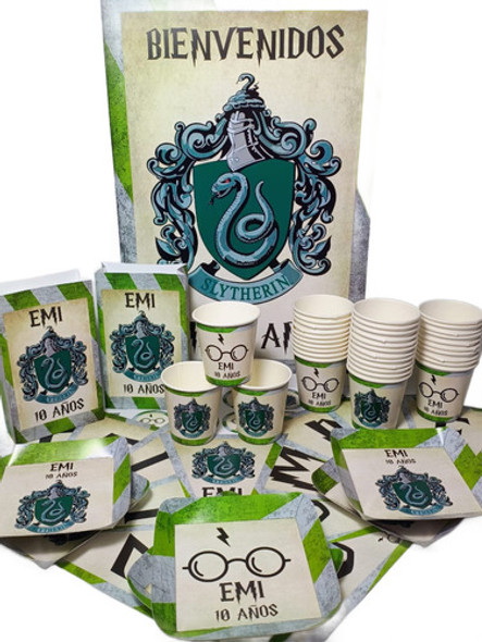 Cotillón Infantil Personalizado  X 15 Slytherin 0