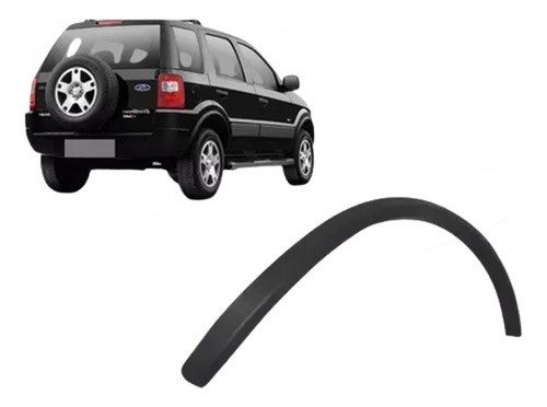 Moldura Paralama Ecosport 03 A 07 Traseiro Grande Direito 0