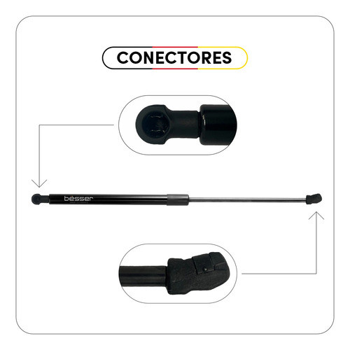 Par Amortecedor A Gás Porta Malas Astra Hatch 2002 2003 1