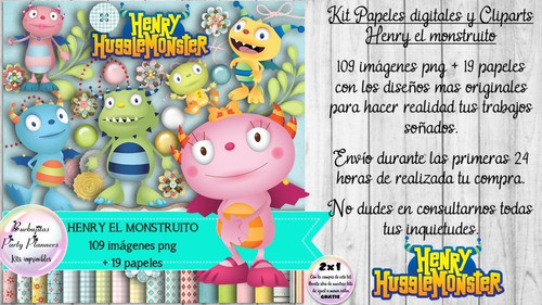 Papeles Fondos Y Cliparts Imagenes Png Henry El Monstruito 1
