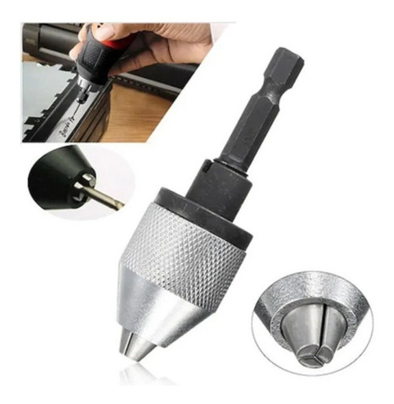 Mandril Encastre 1/4 Mechas De 0.3 A 6.5mm Ruhlmann 1 Mandril Encastre 1/4 Mechas De 0.3 A 6.5mm Ruhlmann 1