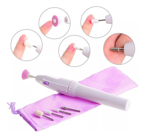 Set Aspiradora Polvo Uñas Torno 5 Punteros Secador Manicura® 1