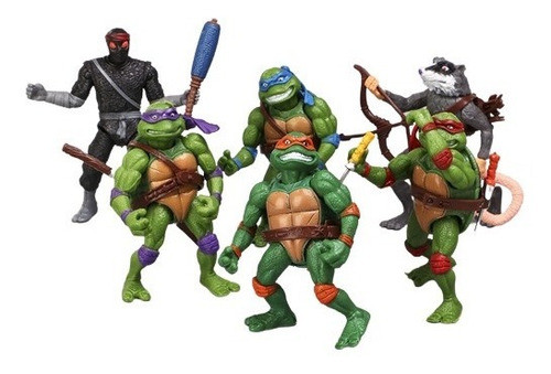 Coleção Bonecos Tartarugas Ninja 6 Bonecos - Frete Grátis 0