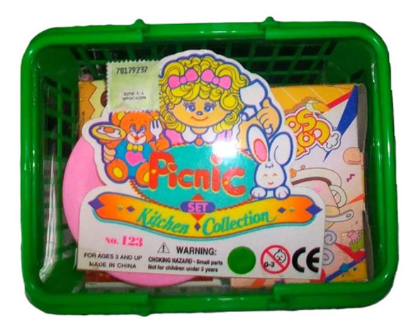 Canasta Accesorios De Supermercado Para Pic Nic 0 Canasta Accesorios De Supermercado Para Pic Nic 0