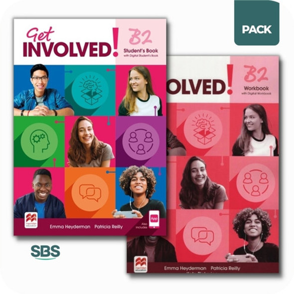 Get Involved B2 - Student's Book + Workbook Pack - 2 Libros 0