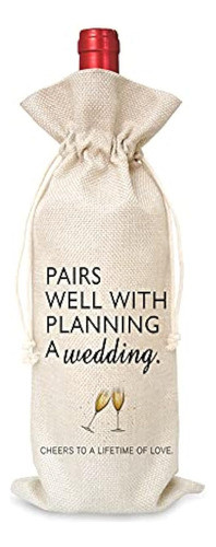 Bolsa De Vino Regalo De Boda Para Señor Y Señora - 0