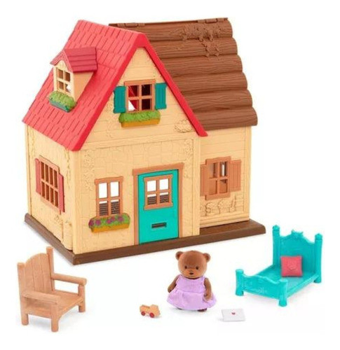 Lil Woodzeez Wz6624z Casa De Campo Con Figura Osa Pg 0