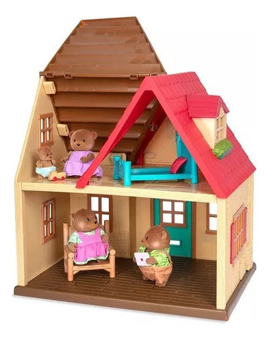 Lil Woodzeez Wz6624z Casa De Campo Con Figura Osa Pg 1