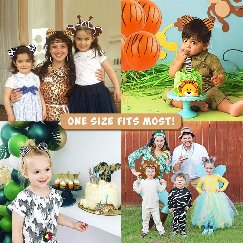 Conjunto De 12 Cabeza De Animal Selvático Para Fiesta 1