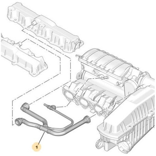 Tubo Vapores Aceite Peugeot 206 1.4 1