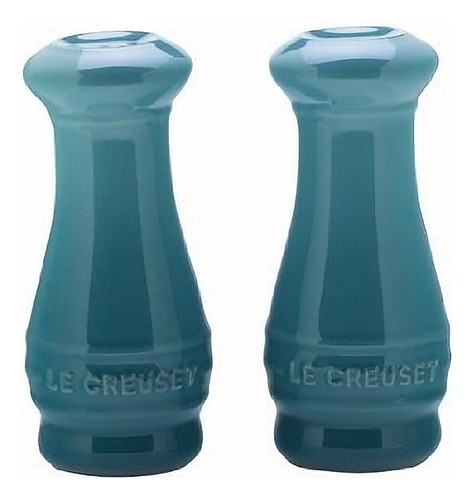 Le Creuset Cocedor De Sal Y Pimienta De Gres, Caribe 0