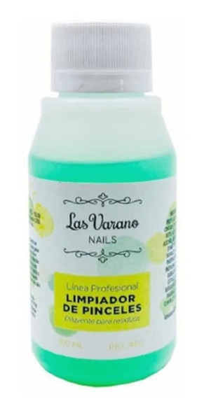 Limpiador De Pinceles Las Varano 100ml Uñas Profesional 1