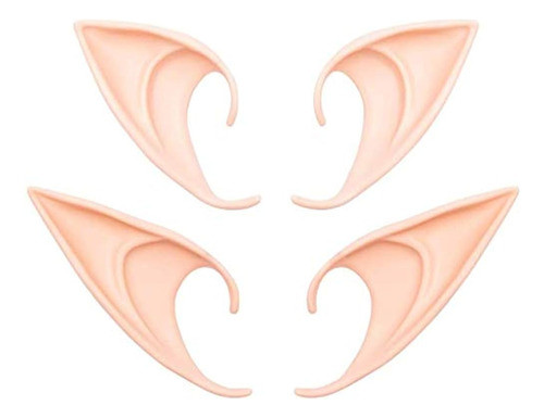 Great & Lucky Cosplay Fairy Pixie Elf Ears - Soft Pointed Ti 0