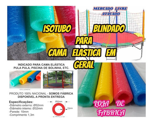Molas Bicônica 40+30 Isotubos Blindado Para Pula Pula+brinde 1
