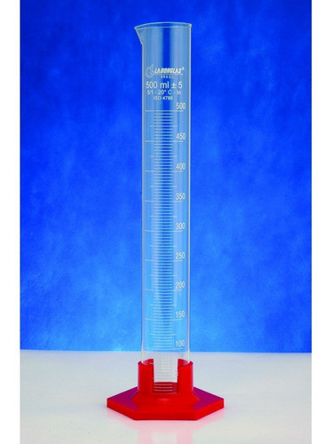 2 Proveta Graduada De Vidro Com Base De Poli - 50ml E 100ml 1