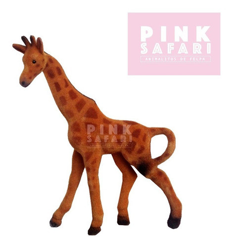 Jirafa Felpa Animal Jungla Decoracion Deco Cake Topper Zoo 0