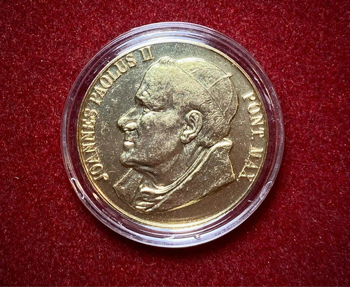 Medalla Token Vaticano Juan Pablo 2 Roma Plaza San Pedro Unc 1