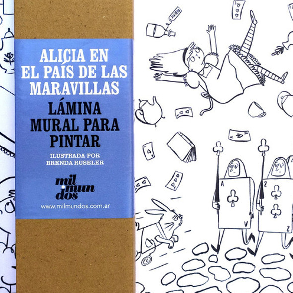 Laminas Para Colorear Alicia Pais Maravillas+ Packaging! 1