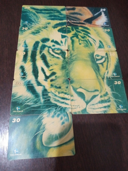 Cartões Telefonicos Montagem Tigre 0