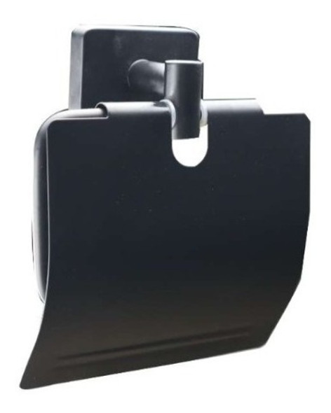 Accesorio Baño Porta Rollo Con Tapa Negro Black Vintage 1 Accesorio Baño Porta Rollo Con Tapa Negro Black Vintage 1