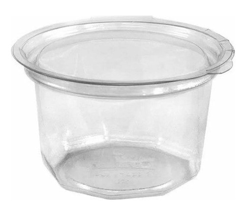 Pote 450ml Pet Redondo Com Tampa Articulada - G 771d 0