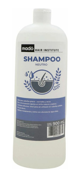 Shampoo Mado Neutro 900ml 0