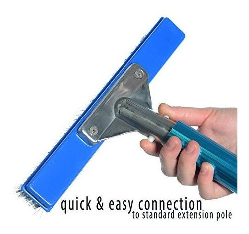 Cepillo De Algas Para Piscina De Alambre De Acero Inoxidable 1