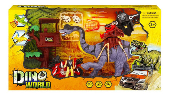 Dino World Set Grande Dinosaurio Con Accesorios Ck 0