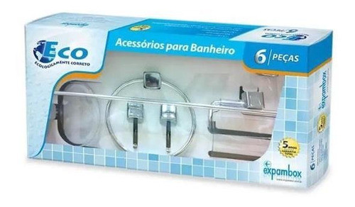 Kit Expambox Banheiro Eco 6 Peças 337400 0