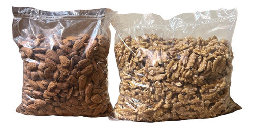 Nueces Mariposa Extra Light 1 Kg + Almendras Non Parei 1 Kg 0