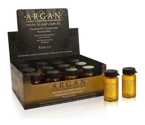 Ampollas Fidelite Argan Mythical Hair Complex X Unidad 1