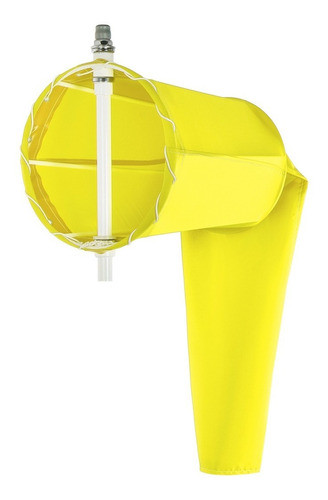 Windsock - Biruta E Cone De Vento 45 Cm Amarelo - Aeroind 1