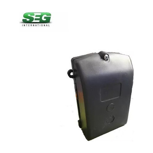 Tapa De Placa Motor Porton Seg Carcasa Caja Plastica Negra 1